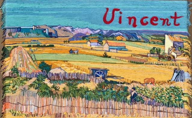 Vincent, fiber art