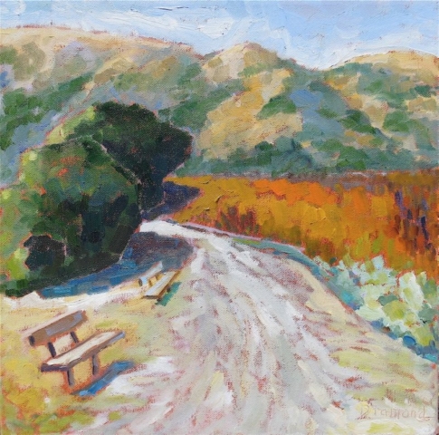Have a Seat - Martinez Wetlands painting