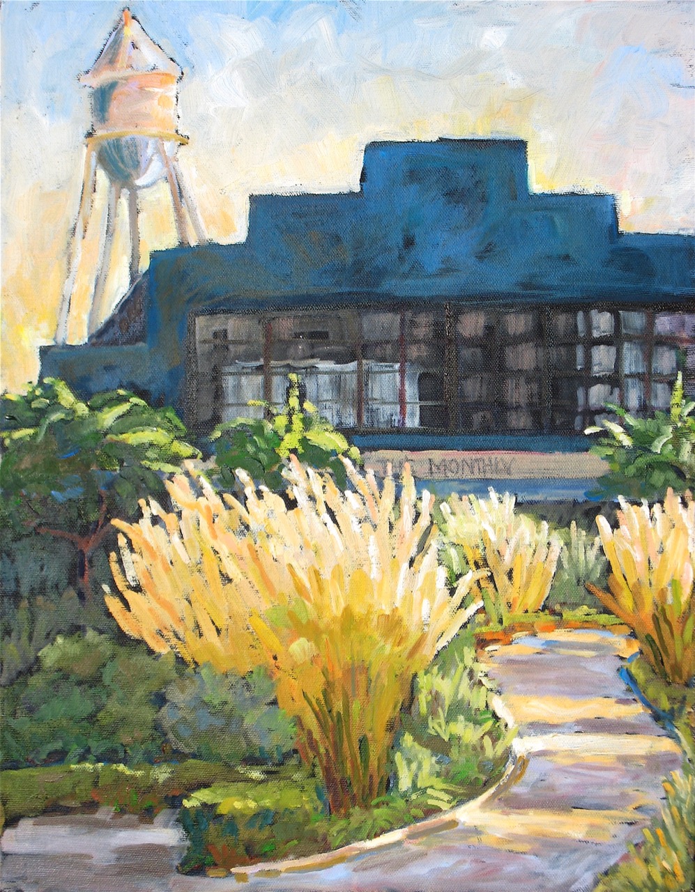 The Monthly - Emeryville painting